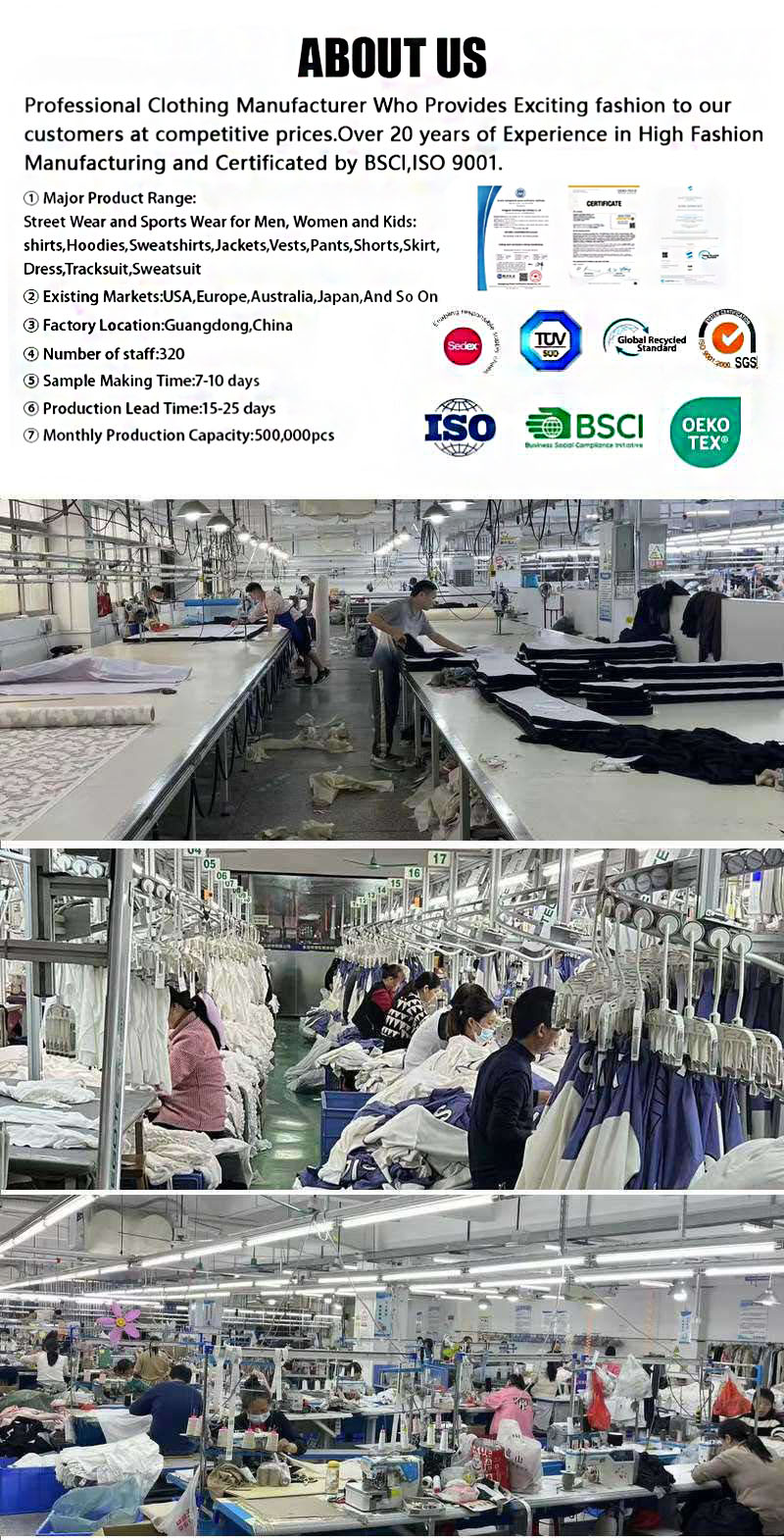 china cut and sew clothing factory,Clothing making workshop